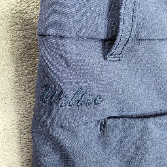 Womens Willit Blue Athletic Shorts 5" Inseam Outdoor Hiking Nylon Stretch 12 - Picture 7 of 11